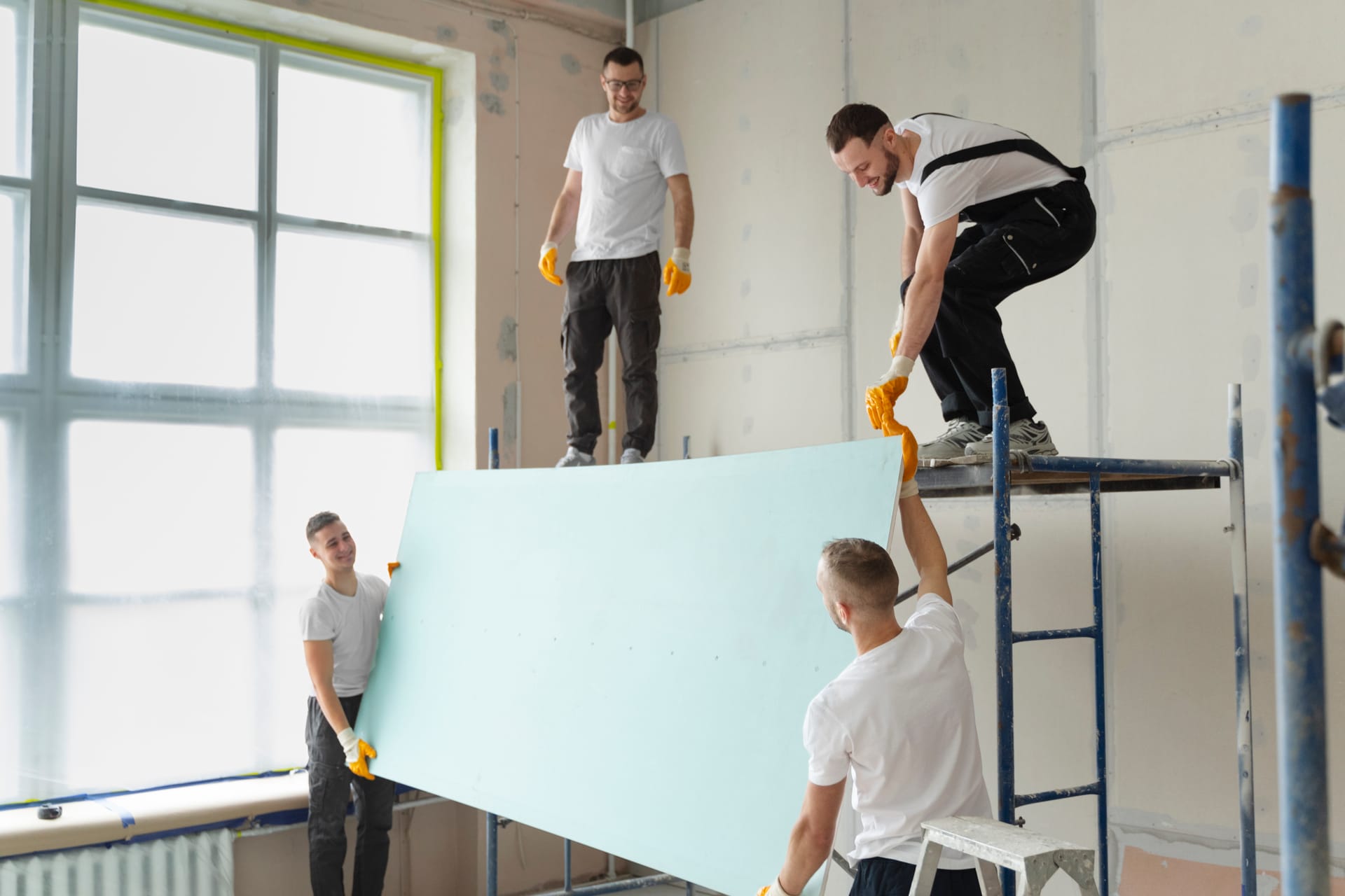 Équipe Decorengifo sur un chantier de rénovation